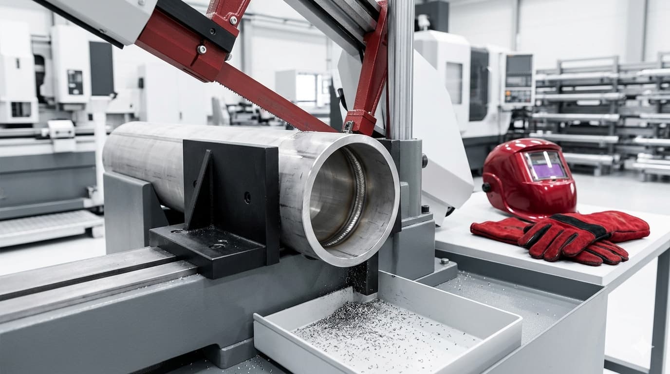 Резка на ленточнопильном станке